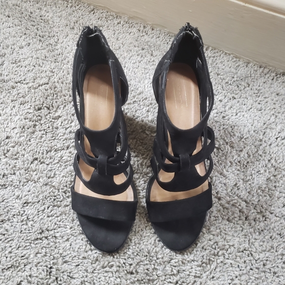 Melrose and Market "Rory" Strappy Block Heel Sandal - Black size 8.5 - Picture 5 of 9